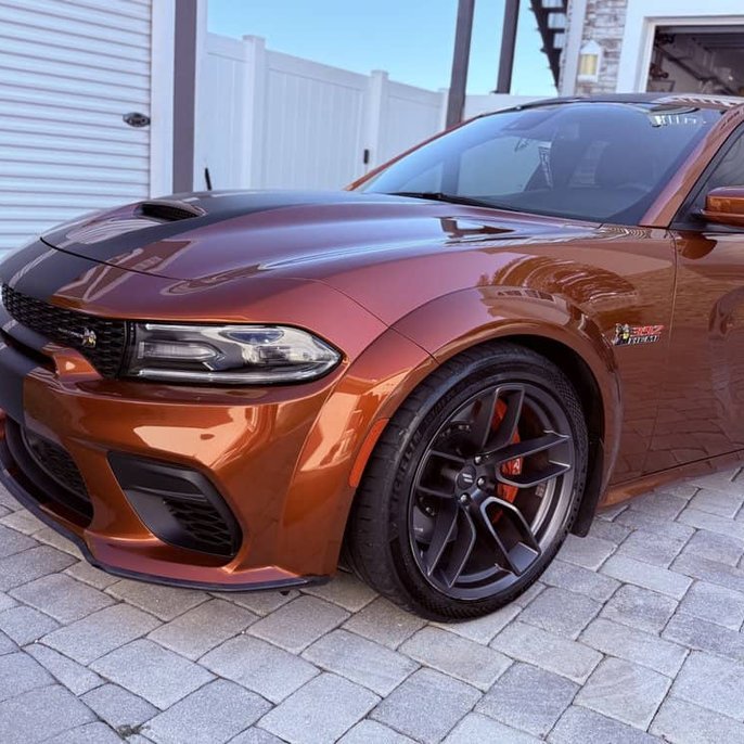 orange SUV detailing Florida