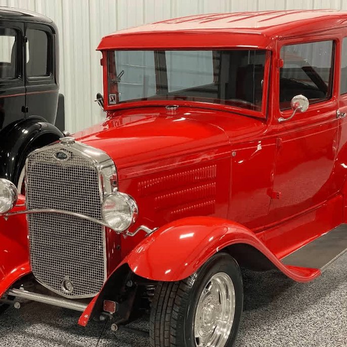 classic red car detailing Florida