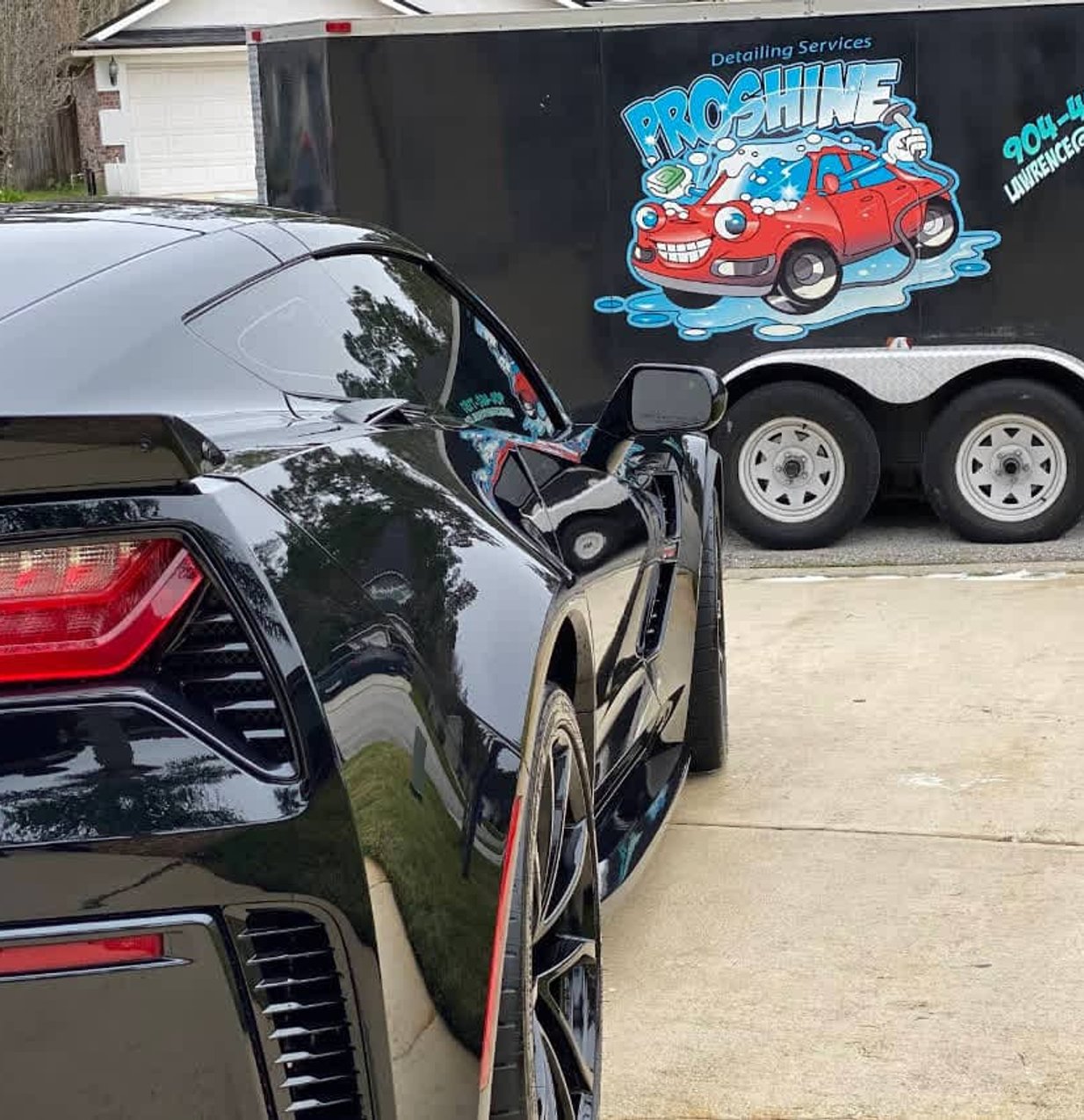 exterior vehicle detailing finish